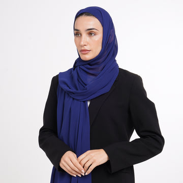 Essential Everyday Chiffon Hijab - Royal Blue