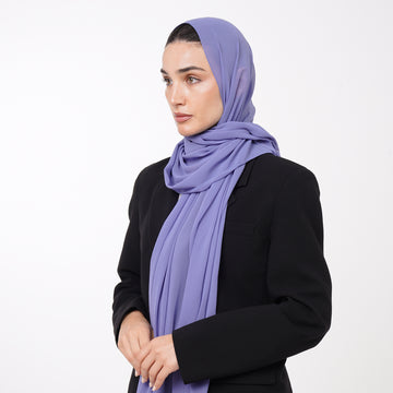 Essential Everyday Chiffon Hijab - Periwinkle
