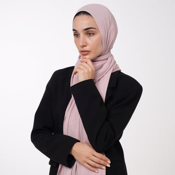 Premium Chiffon Hijab - Blush Pink