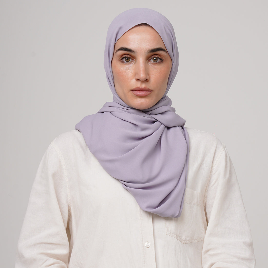 Premium Chiffon Hijab - Lavender