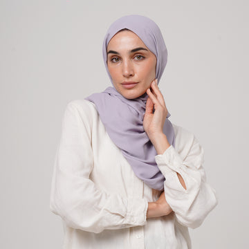 Premium Chiffon Hijab - Lavender