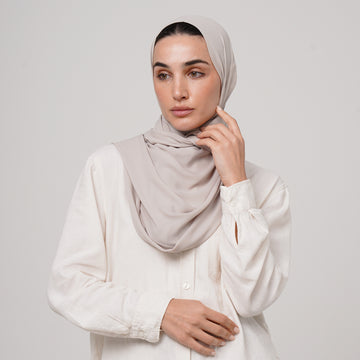 Premium Chiffon Hijab -Light Beige