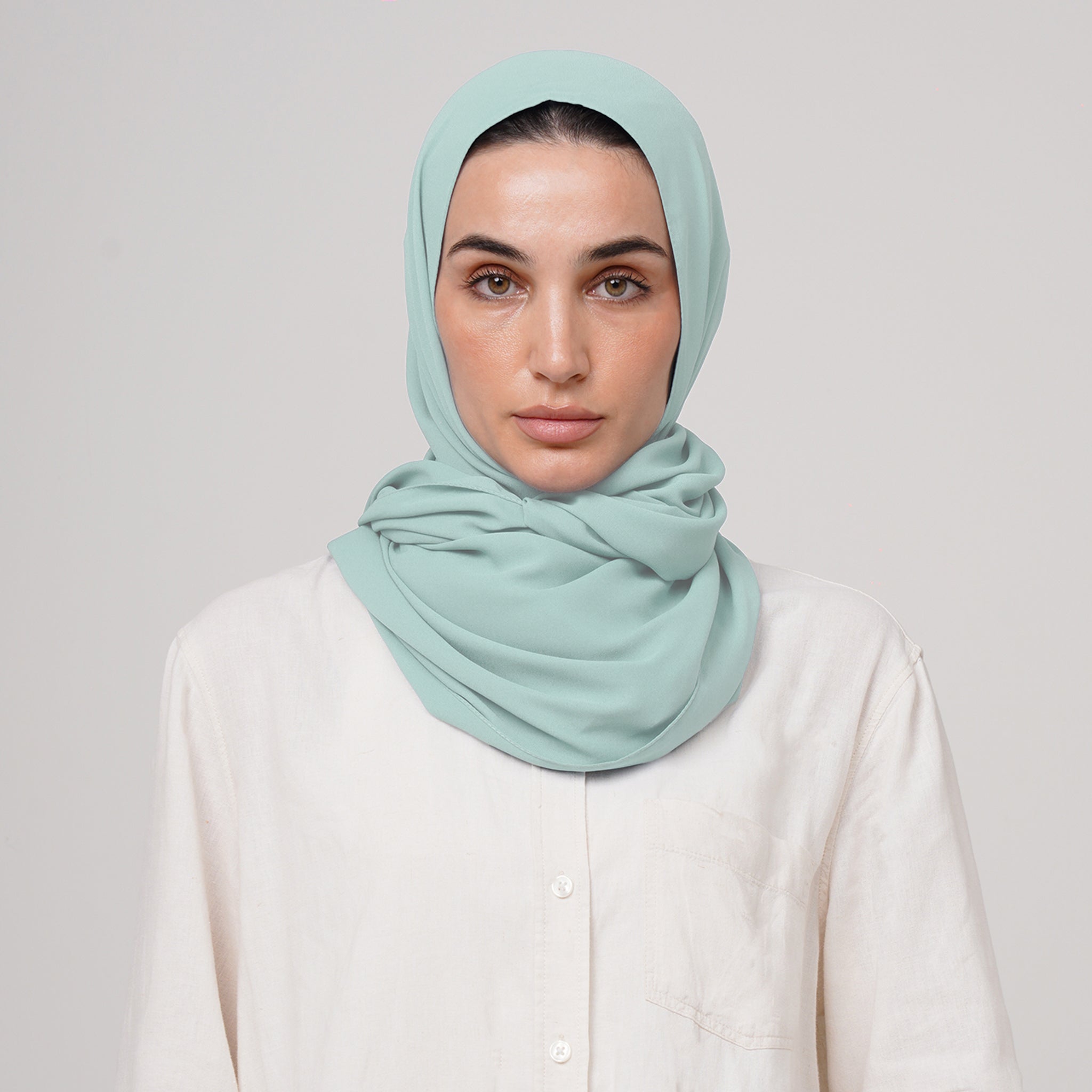 Premium Chiffon Hijab -Mint Whisper