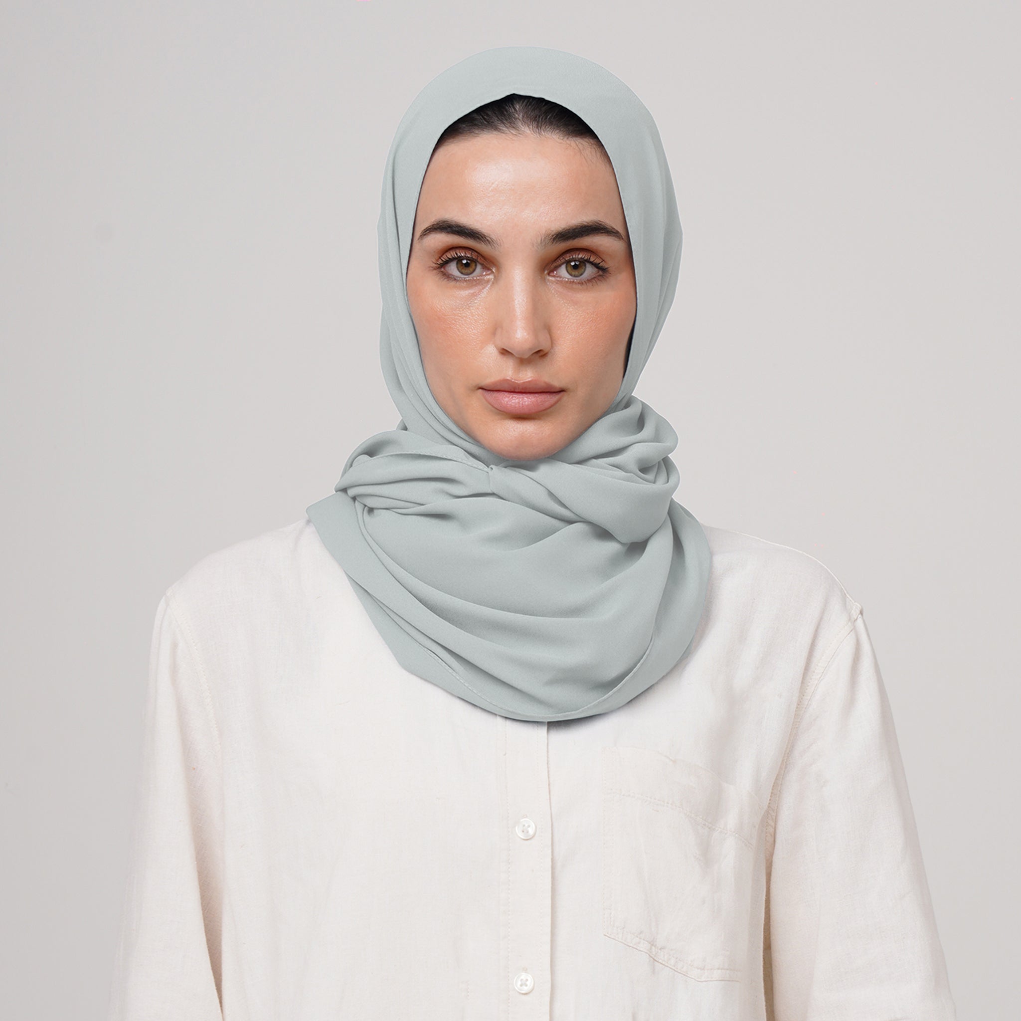 Premium Chiffon Hijab -Moon Mist