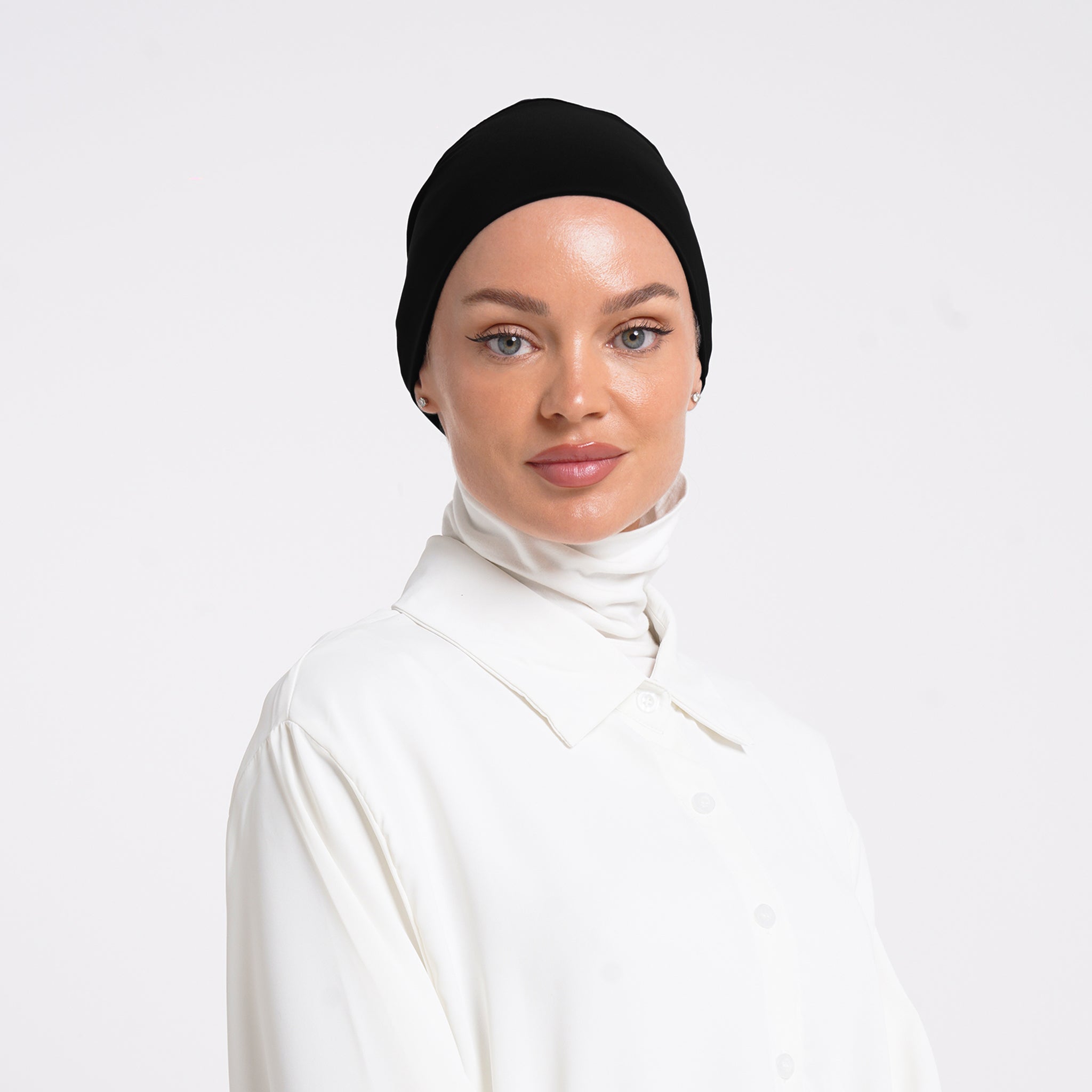 Lycra Full Bonnet - Jet Black