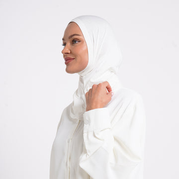 Tiffany Tie-Back Bonnet - Off White