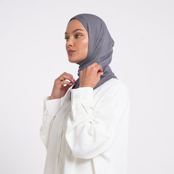 Tiffany Tie-Back Bonnet - Gray