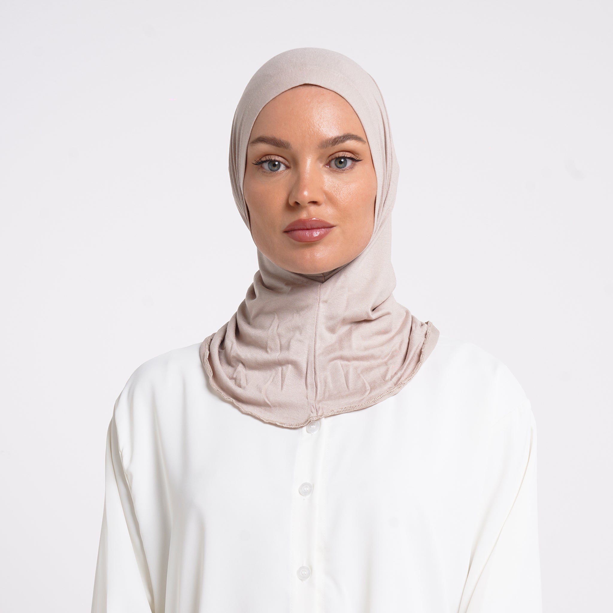 Tiffany Tie-Back Bonnet - Light Taupe