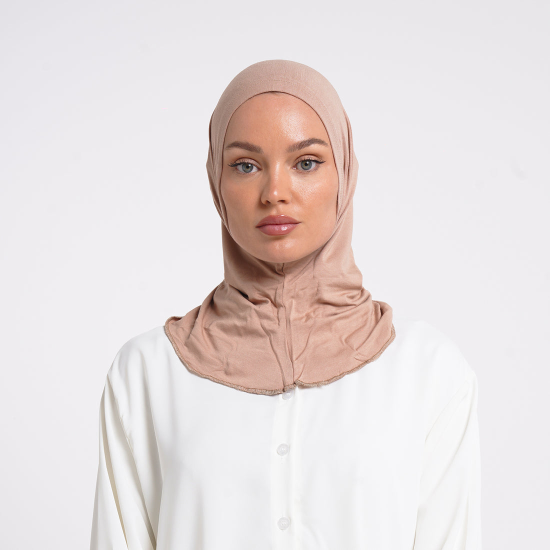 Tiffany Tie-Back Bonnet - Nude