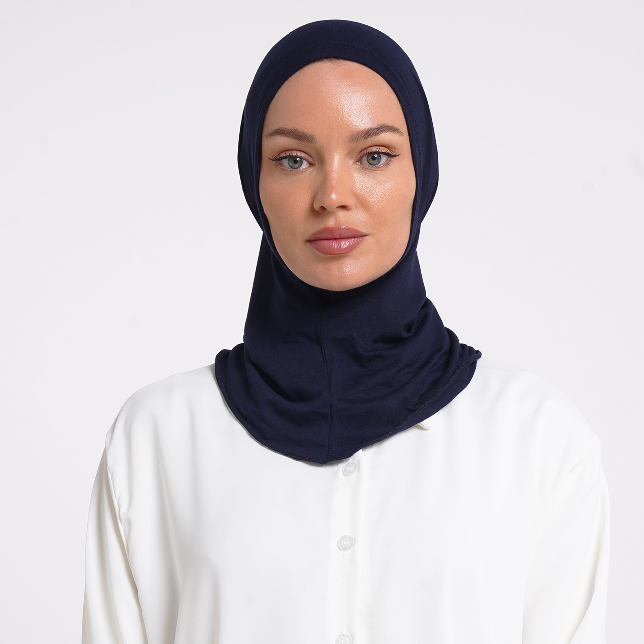 Pearl- Full Inner Hijab - Navy Blue