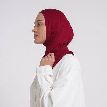 Tiffany Tie-Back Bonnet - Burgundy
