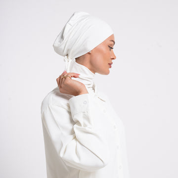 Eve Inner Full Bonnet - White