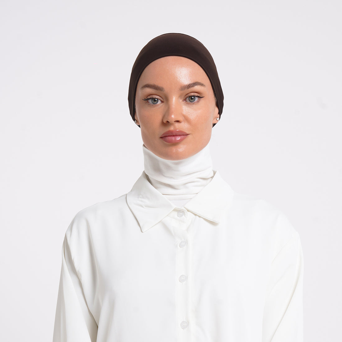 Eve Inner Full Bonnet - Chocolate Brown
