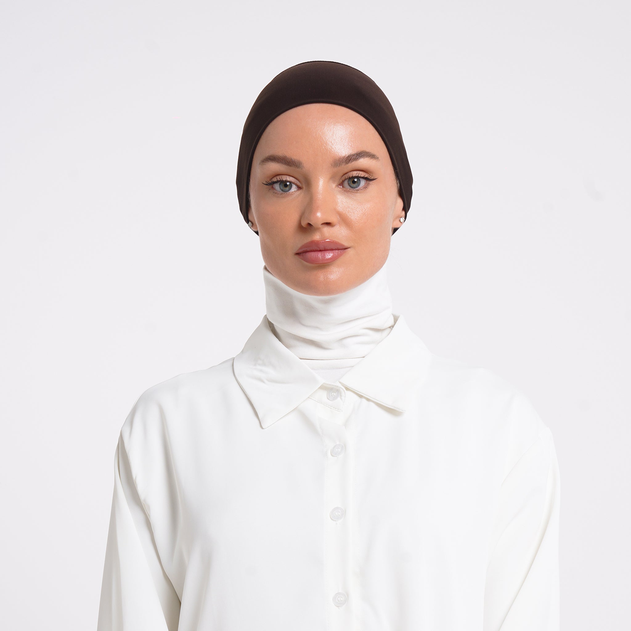Eve Inner Full Bonnet - Chocolate Brown