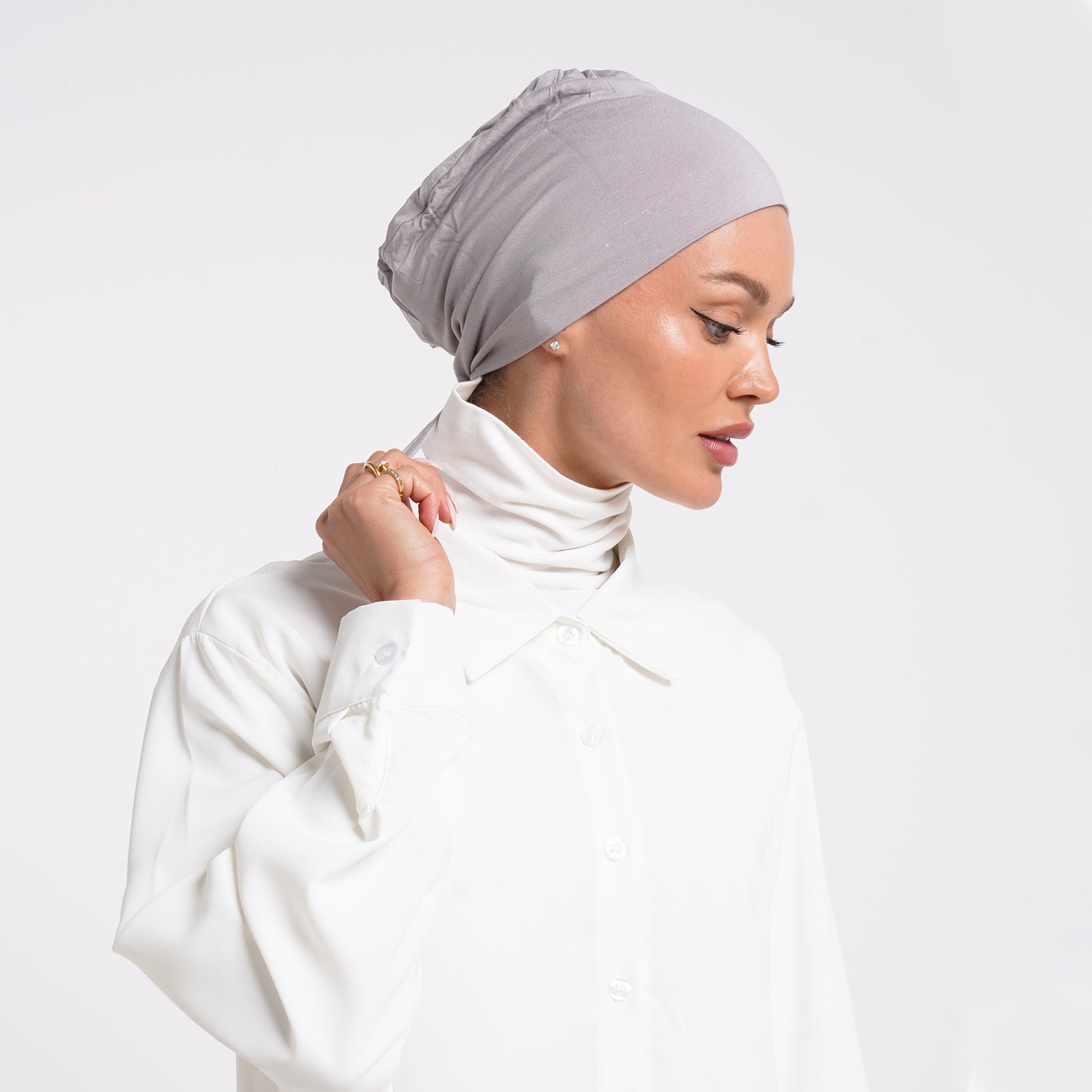Eve Inner Full Bonnet - Light Grey