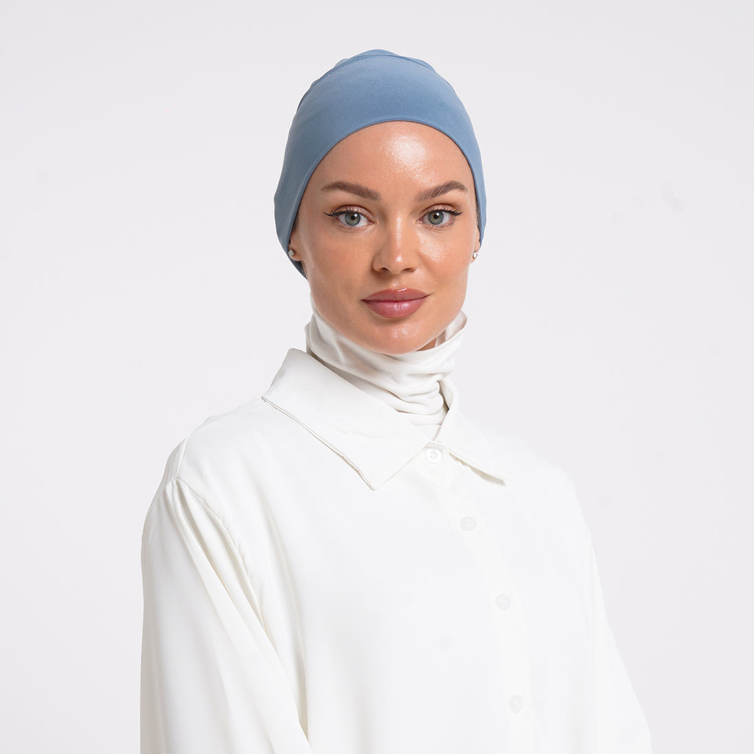 Eve Inner Full Bonnet - Dusty Blue