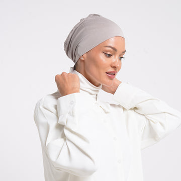 Eve Inner Full Bonnet - Stone Grey