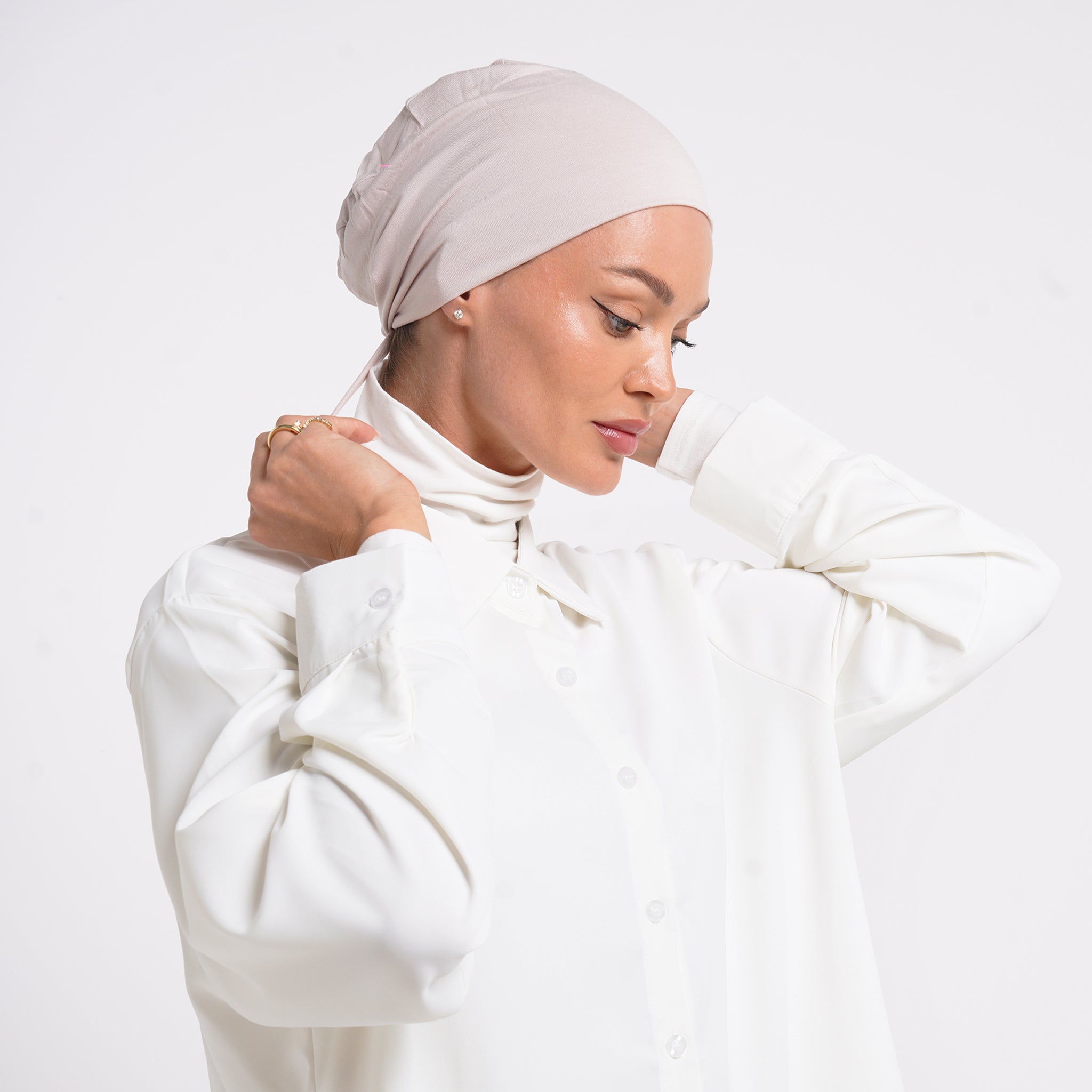 Eve Inner Full Bonnet - Soft Greige