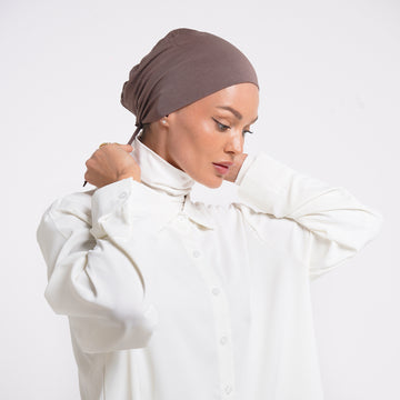 Eve Inner Full Bonnet - Cocoa Brown
