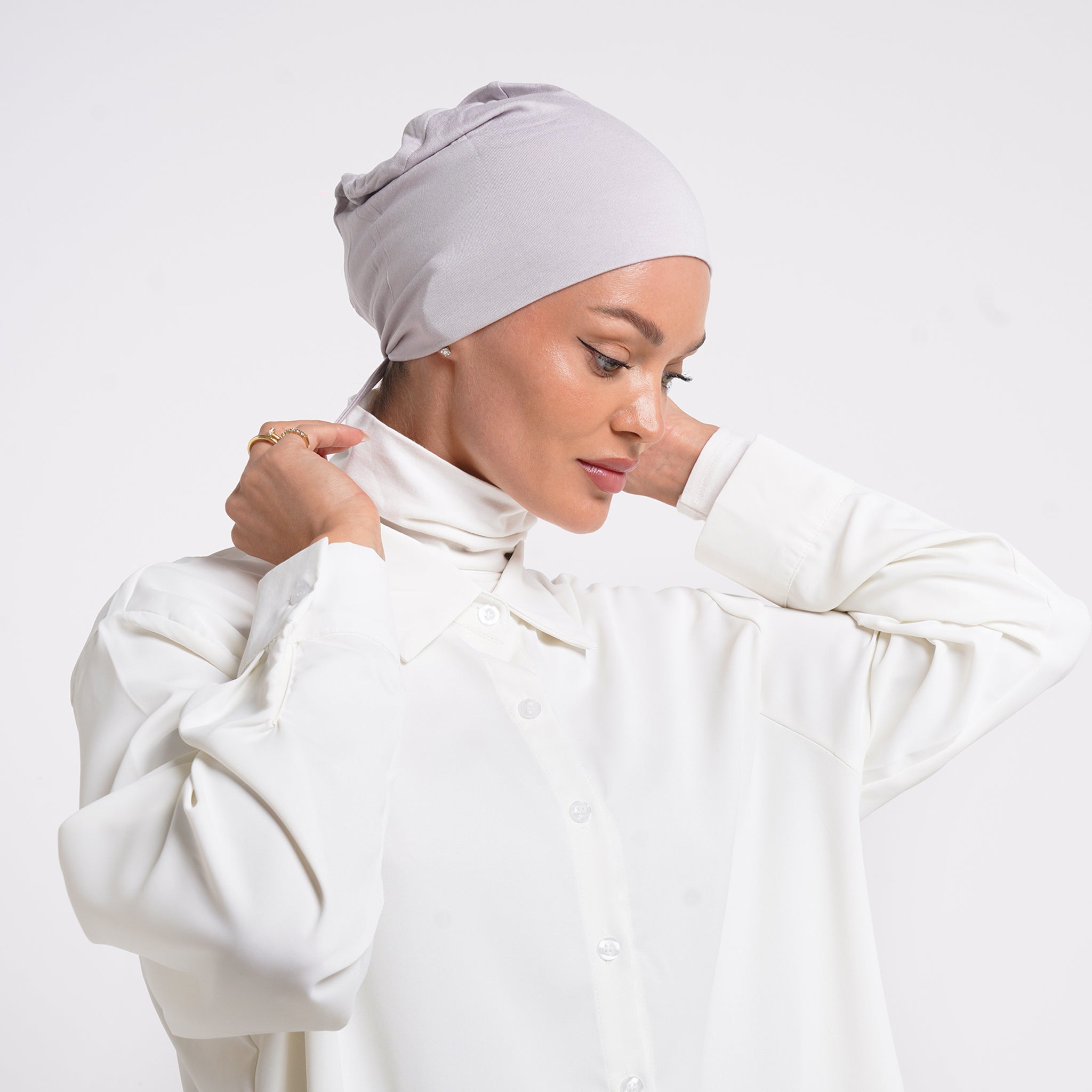 Eve Inner Full Bonnet - Light Gray