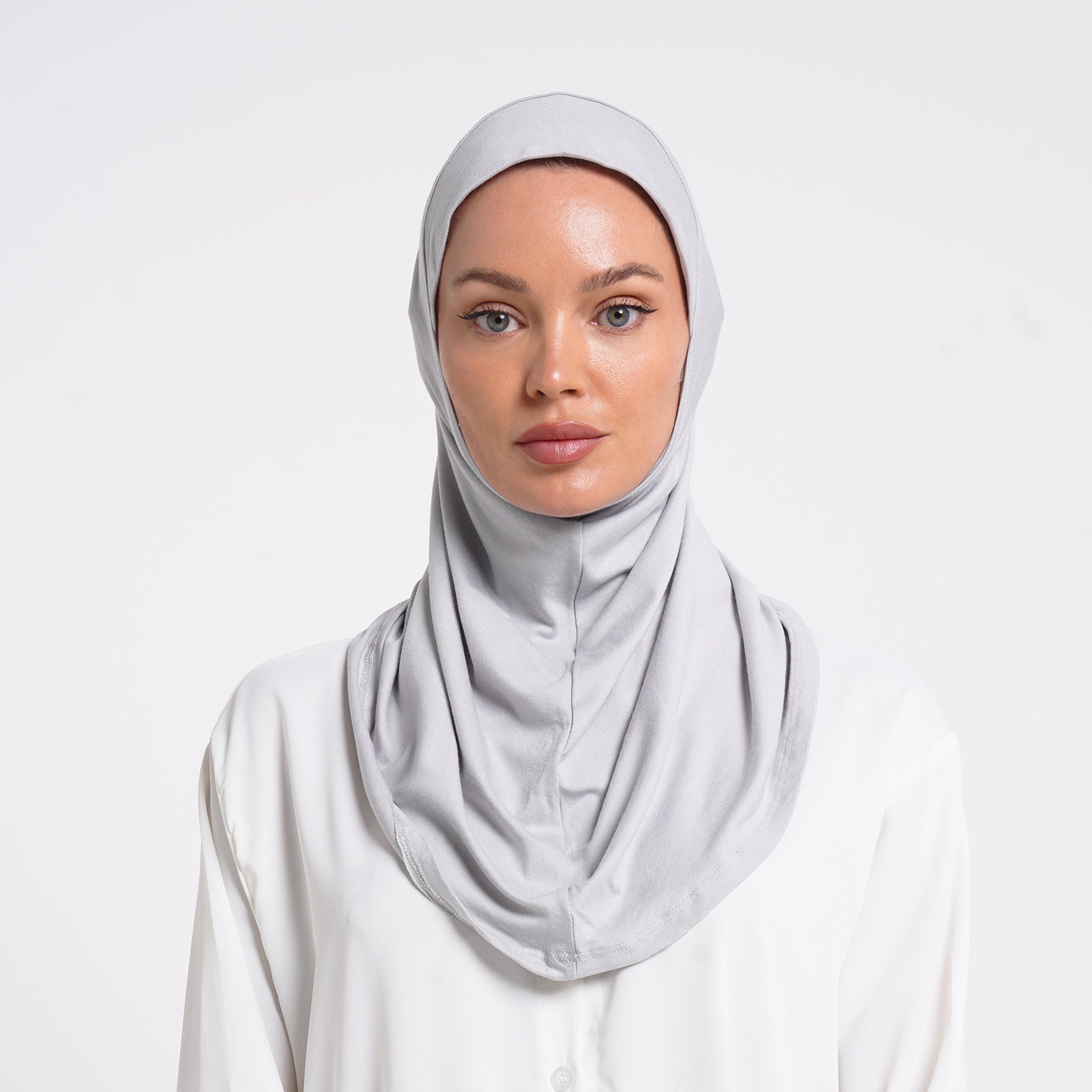 Lycra Full Bonnet - Silver Grey