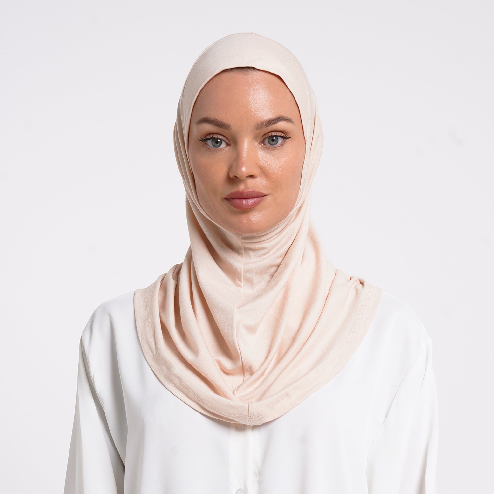 Lycra Full Bonnet - Peach