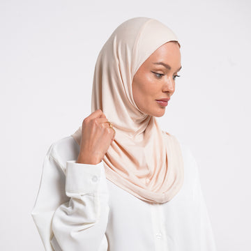 Lycra Full Bonnet - Peach