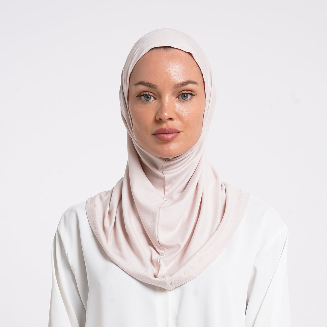 Lycra Full Bonnet - Blush Pink