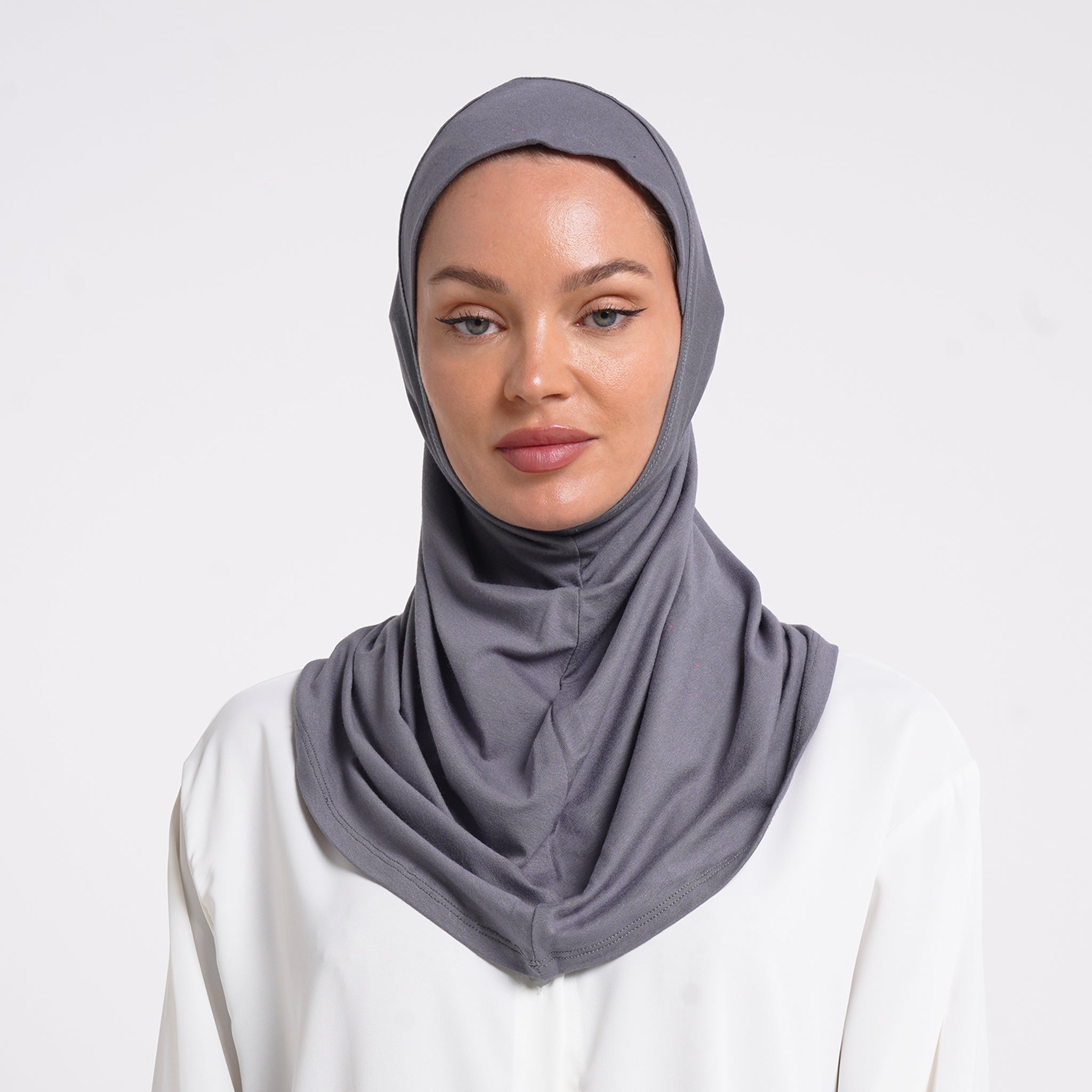 Lycra Full Bonnet - Charcoal Grey