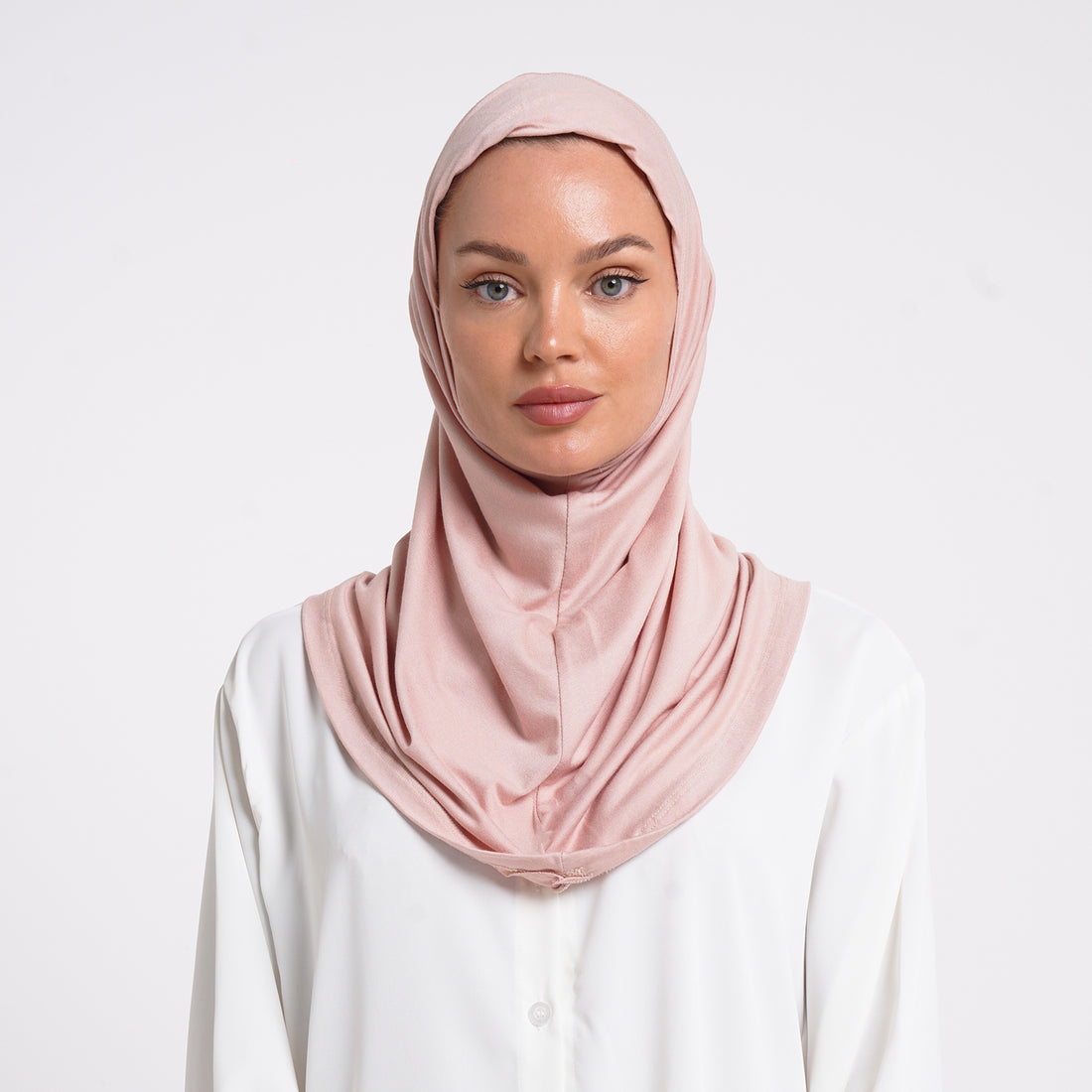 Lycra Full Bonnet - Dusty Pink