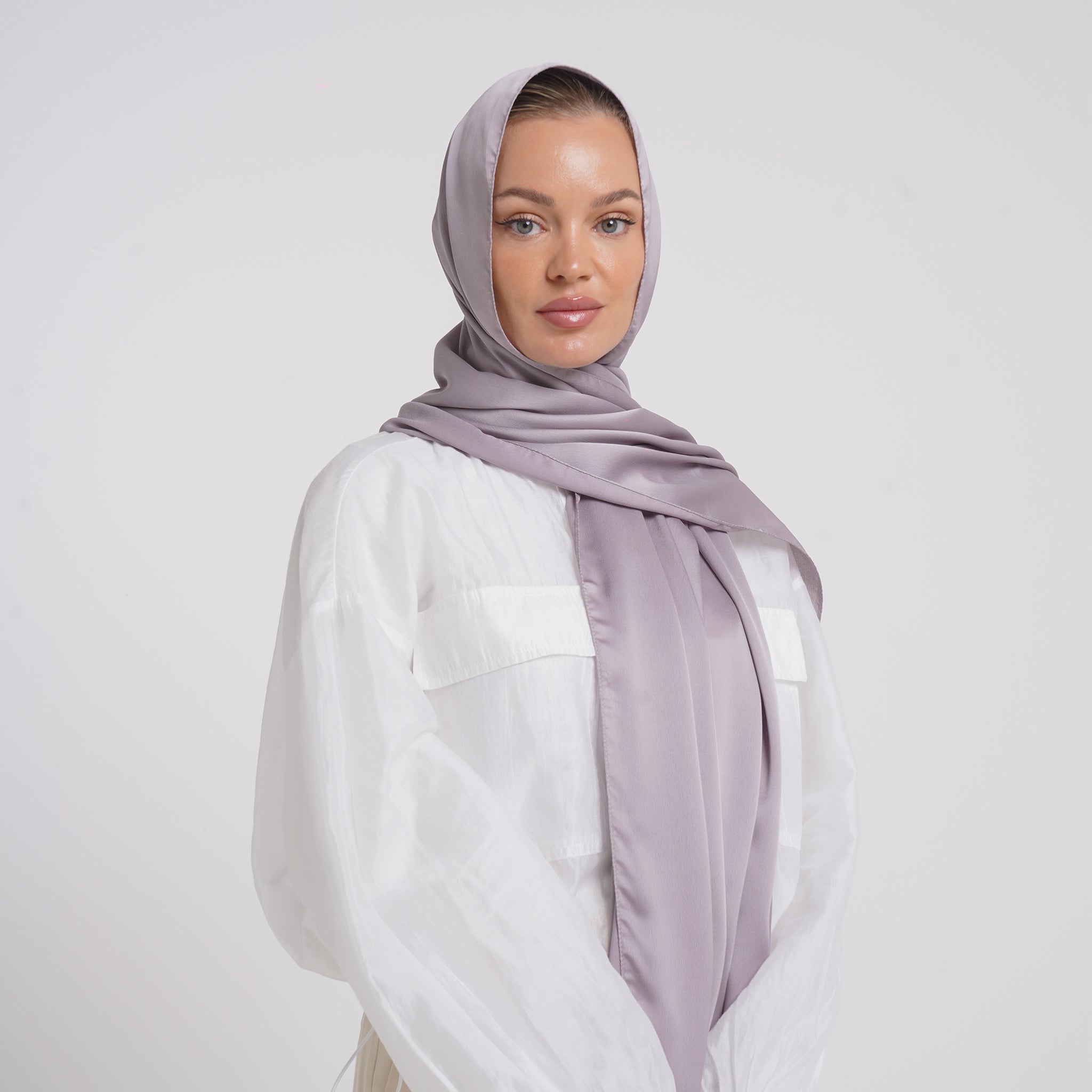 Premium Chiffon Esarp - Dusty Lilac