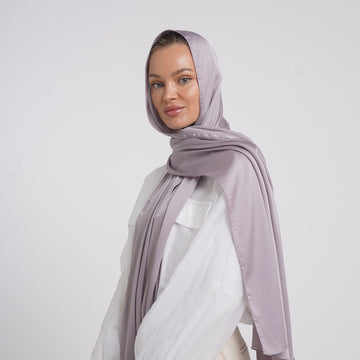 Premium Chiffon Esarp - Dusty Lilac