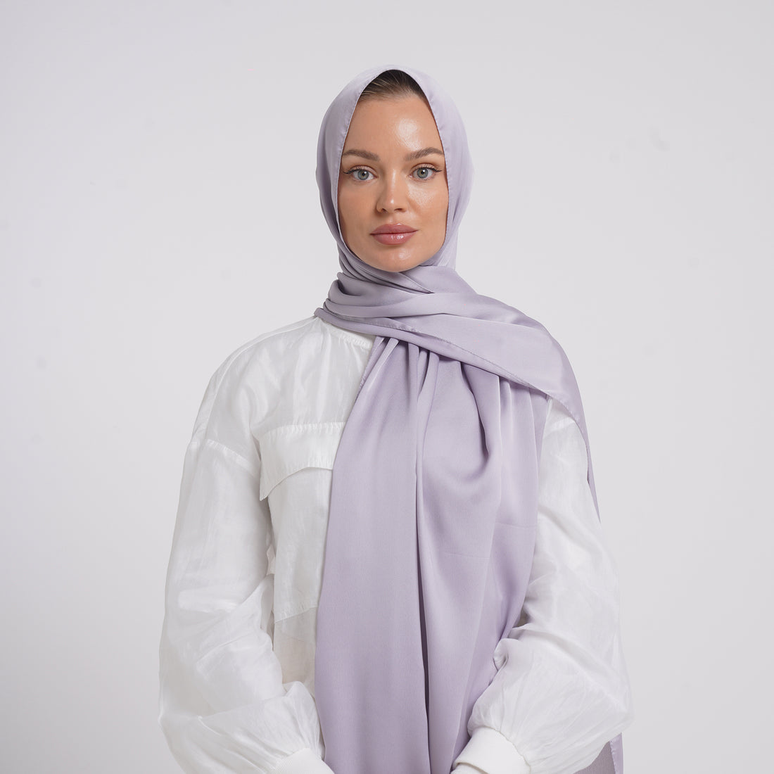 Premium Chiffon Esarp -Soft Lavender Mist