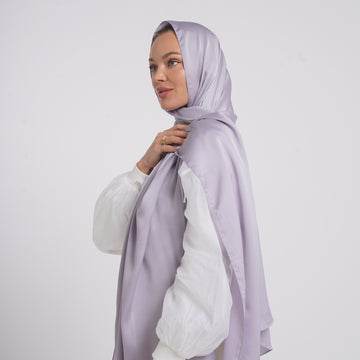Premium Chiffon Esarp -Soft Lavender Mist