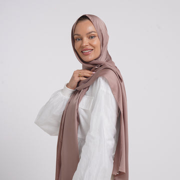 Premium Chiffon Esarp - Dusty Rosewood