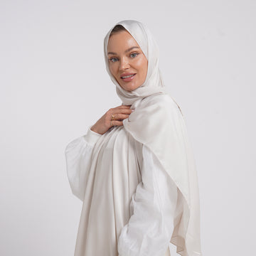 Premium Chiffon Esarp -Soft Ivory