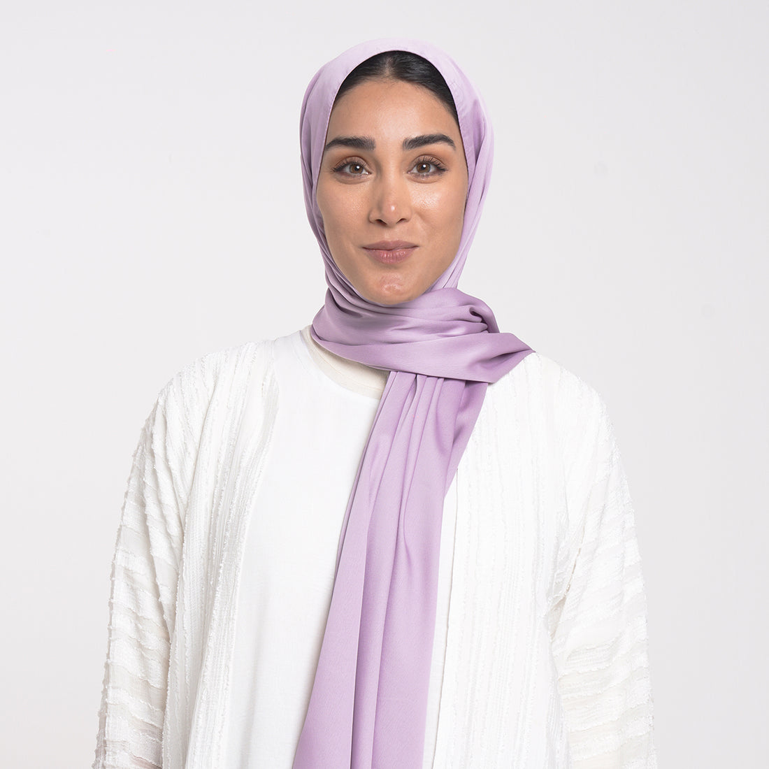 Smooth Satin Hijab - Lavender