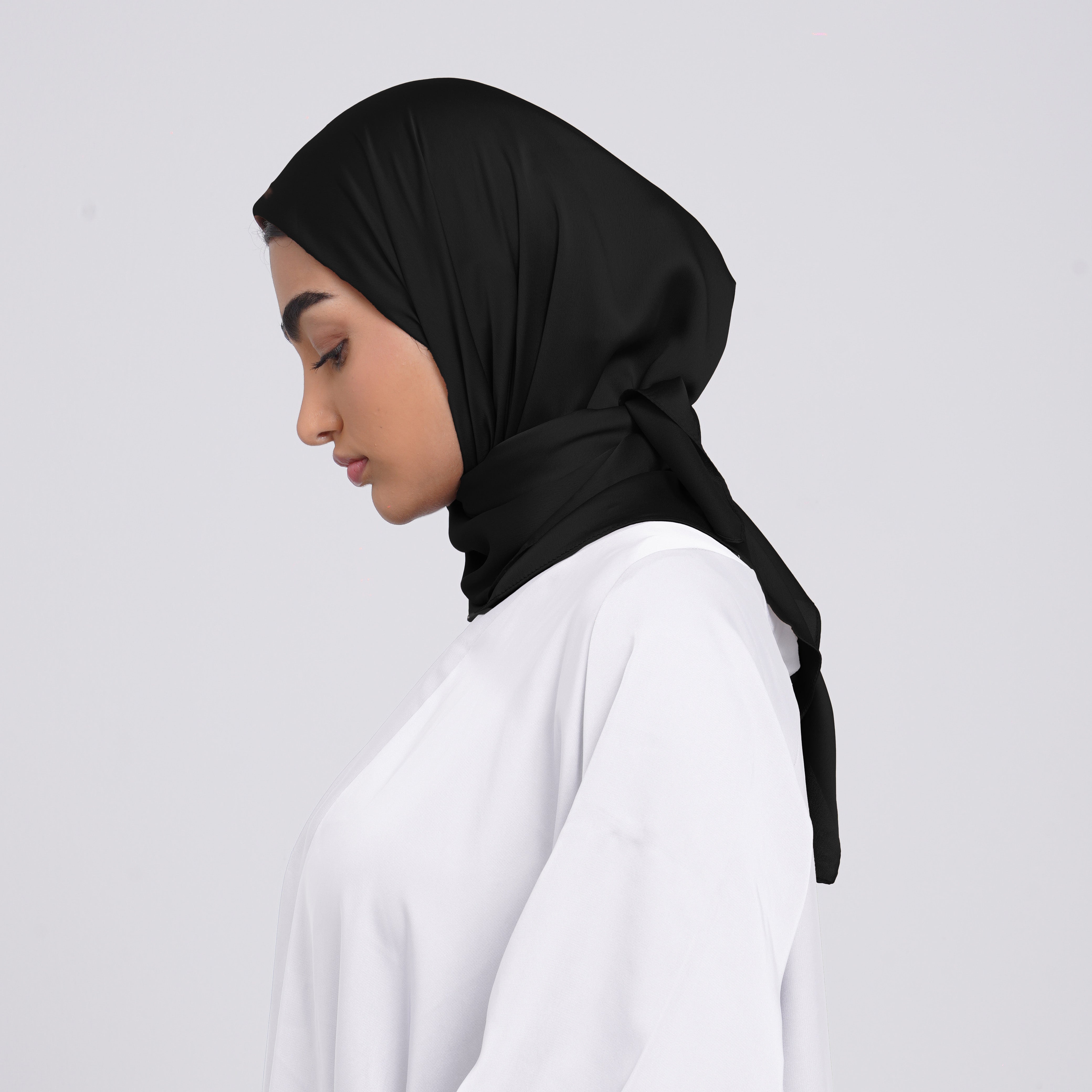 SilkTouch Satin Esarp - Black