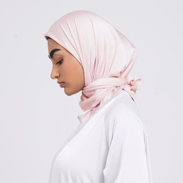 SilkTouch Satin Esarp - Light Pink