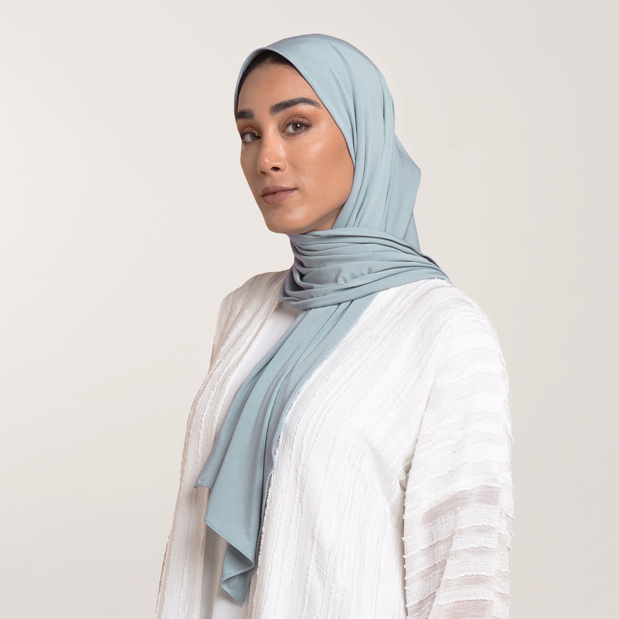 Modal Baby Hijab - Powder Blue