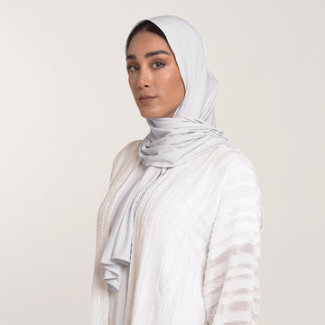 Modal Baby Hijab - Pearl Grey