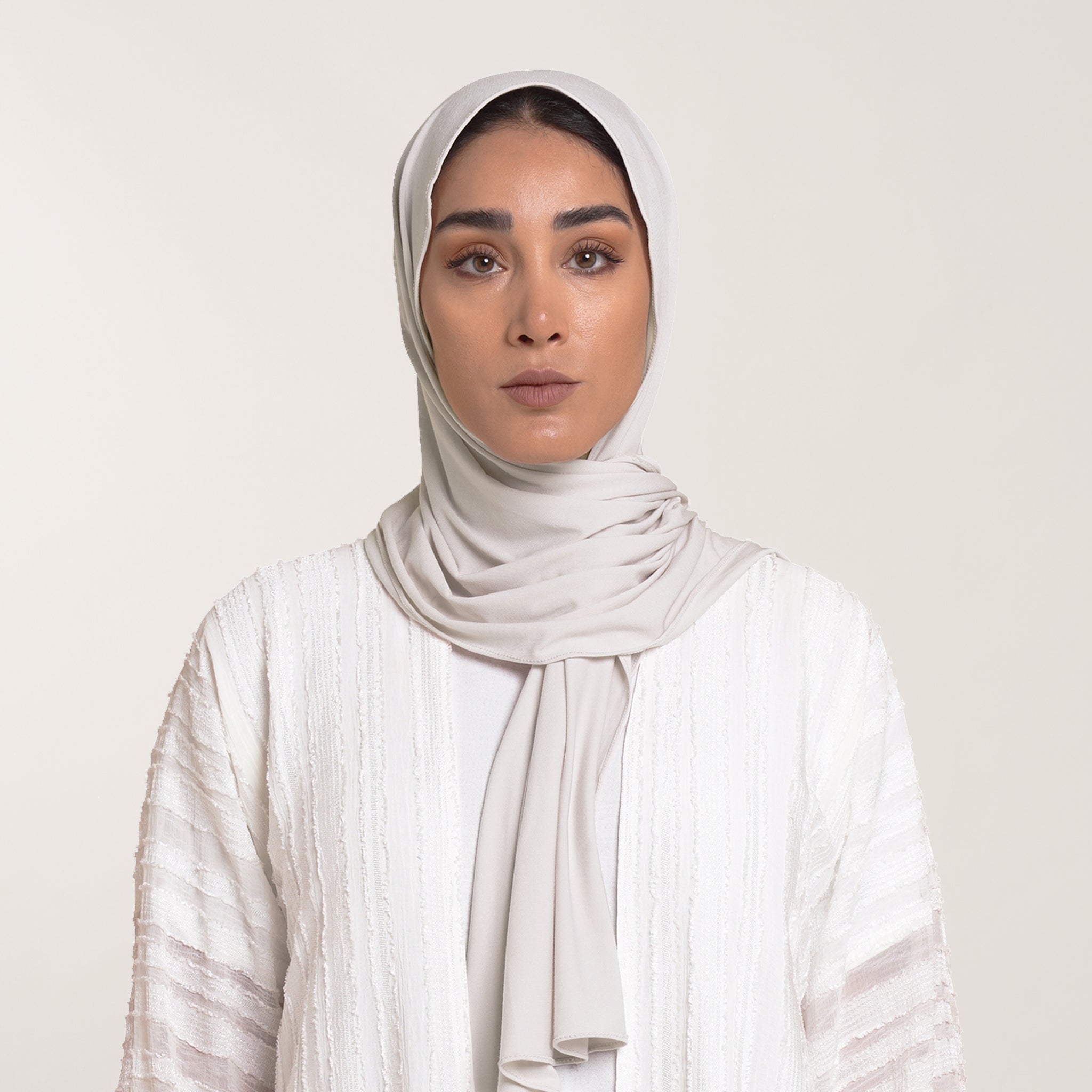 Modal Baby Hijab - Moonstone Grey