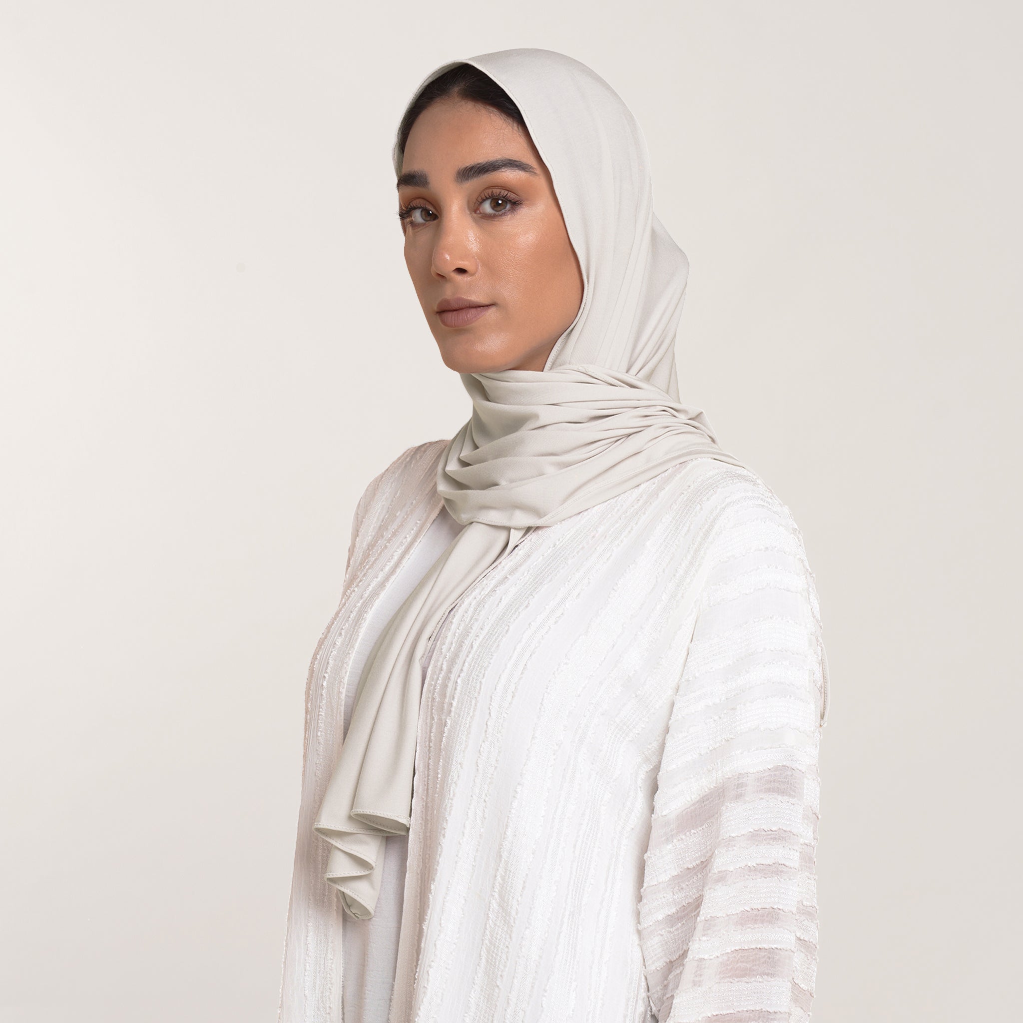 Modal Baby Hijab - Soft Ivory