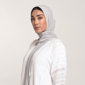 MalMal Cotton Hijab - Silver Grey