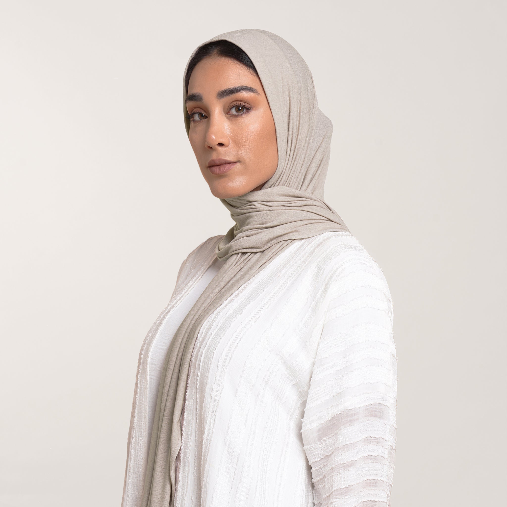 MalMal Cotton Hijab - Oat Beige