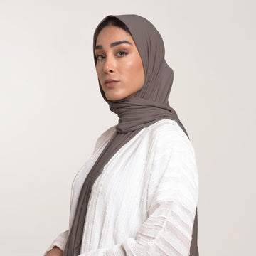 MalMal Cotton Hijab - Mocha Taupe