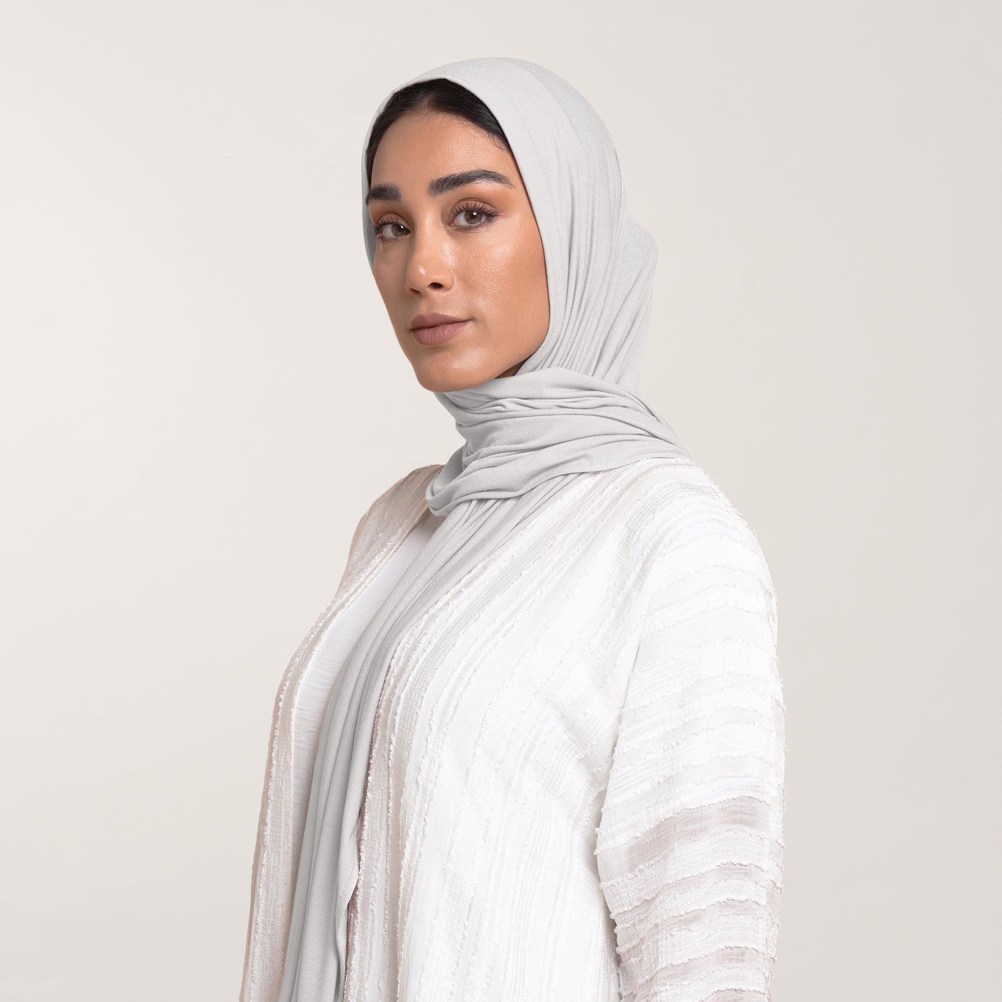 MalMal Cotton Hijab - Mist Grey